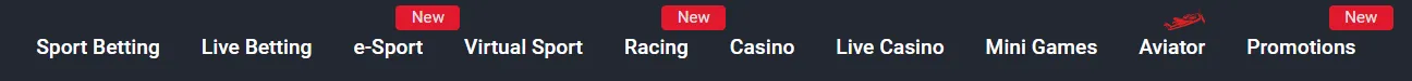 31bets casino lobby