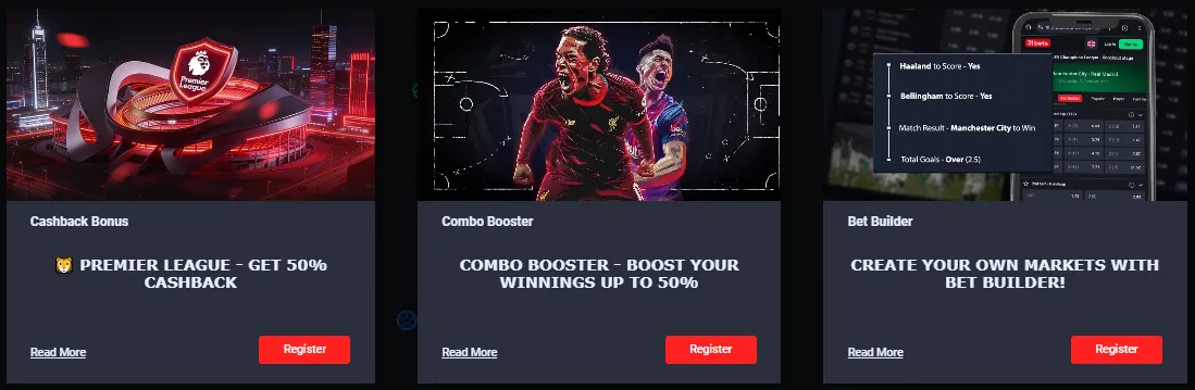 31bets casino promotions